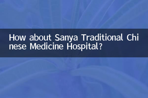 Que tal o Hospital de Medicina Tradicional Chinesa de Sanya?