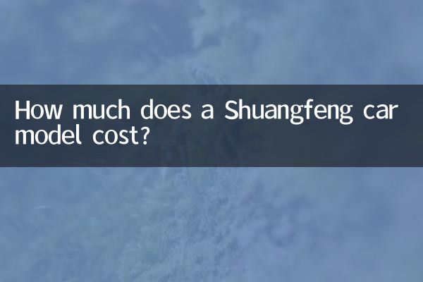 शुआंगफेंग कार मॉडल की कीमत कितनी है?