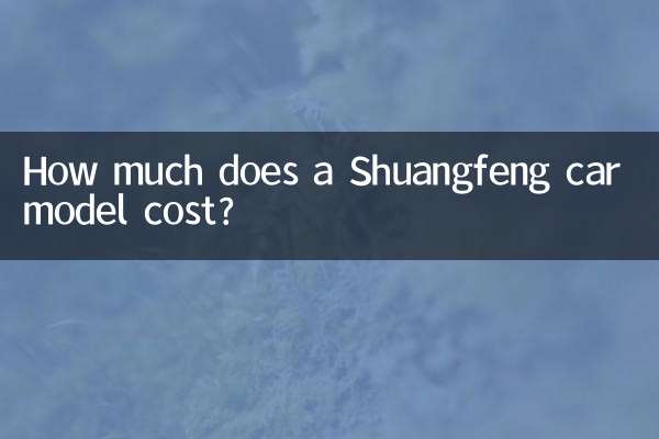 ¿Cuánto cuesta un modelo de coche Shuangfeng?
