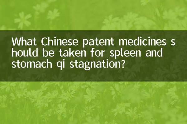 तिल्ली और पेट में क्यूई ठहराव के लिए कौन सी चीनी पेटेंट दवाएं लेनी चाहिए?