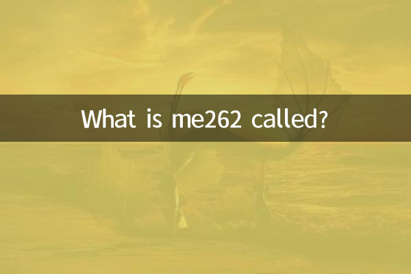 ماذا يسمى me262؟