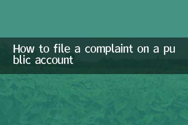 Come presentare un reclamo su un conto pubblico