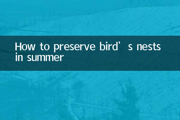 Comment préserver les nids d’oiseaux en été