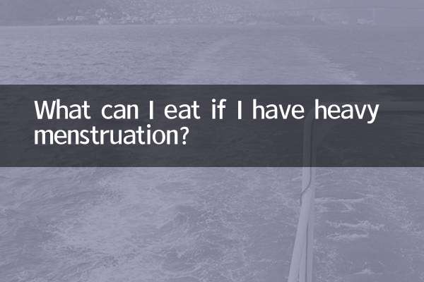 O que posso comer se tiver menstruação intensa?