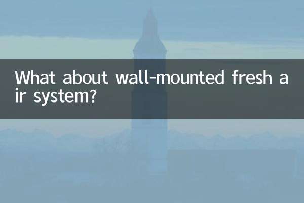 What about wall-mounted fresh air system?