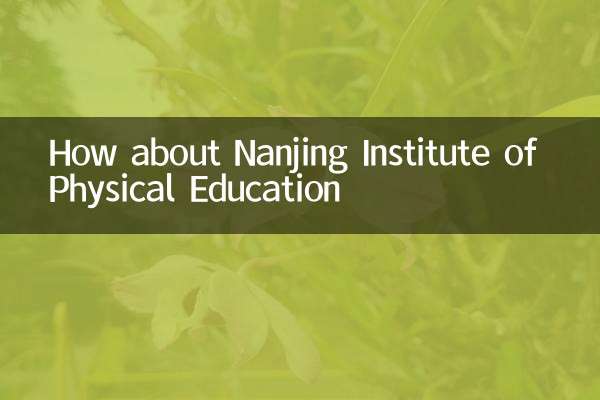 Wie wäre es mit dem Nanjing Institute of Physical Education?