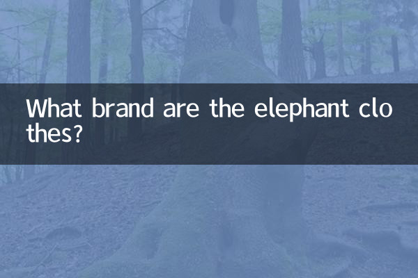 De que marca são as roupas de elefante?