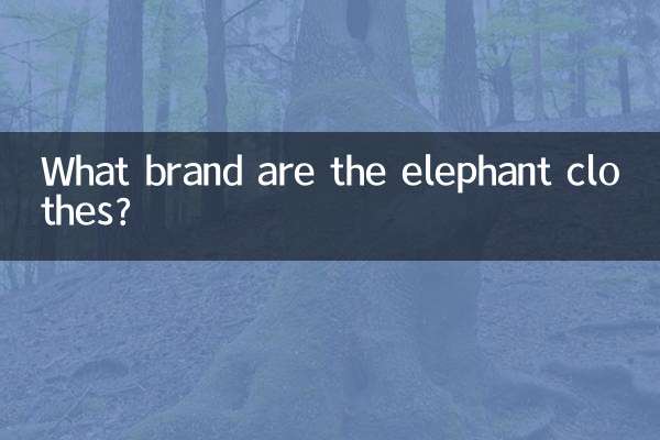 De que marca são as roupas de elefante?