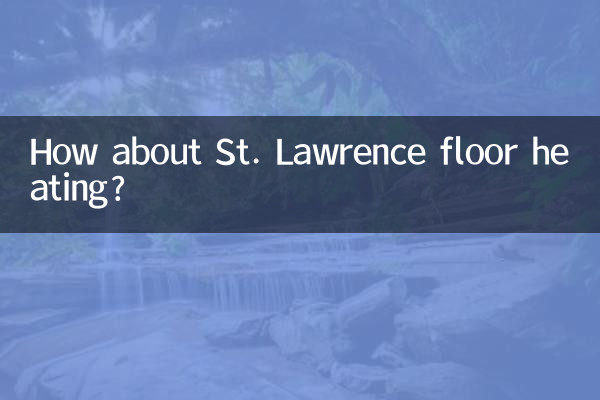 সেন্ট লরেন্স মেঝে গরম সম্পর্কে কিভাবে?