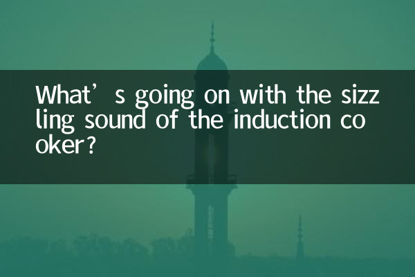¿Qué pasa con el chisporroteo de la cocina de inducción?