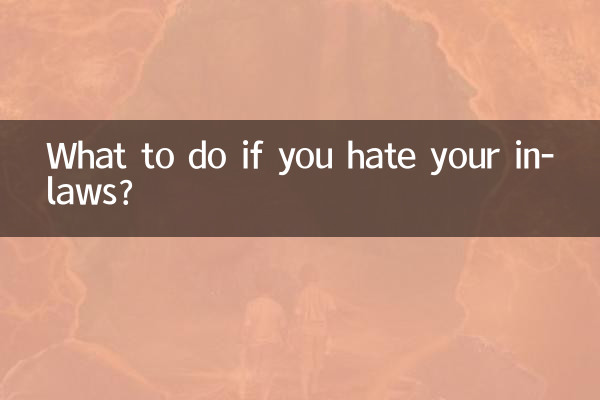 ¿Qué hacer si odias a tus suegros?