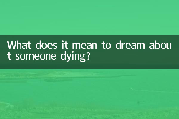 सपने में किसी को मरते हुए देखने का क्या मतलब है?