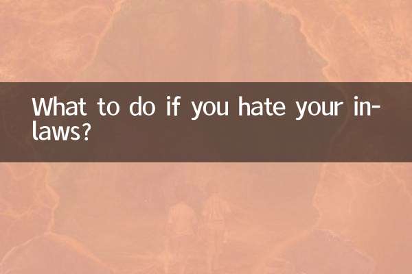 ¿Qué hacer si odias a tus suegros?