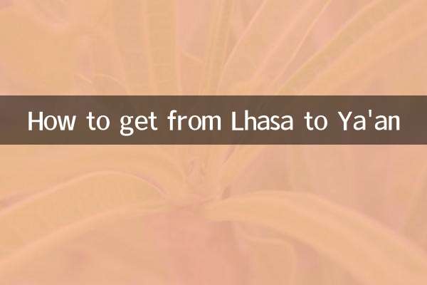 拉薩怎麼到雅安