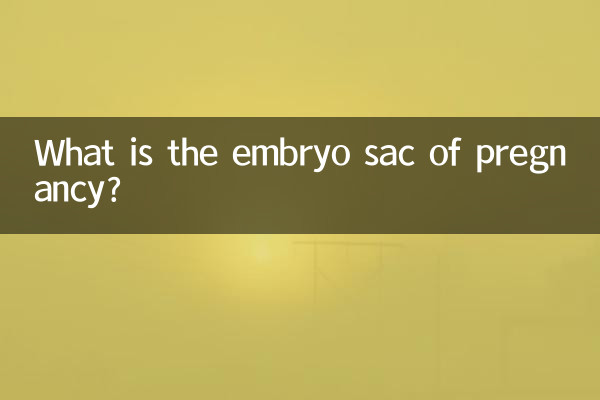 Что такое зародышевый мешок при беременности?