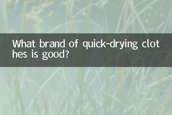 ¿Qué marca de ropa de secado rápido es buena?
