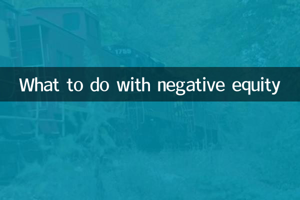 Qué hacer con el patrimonio negativo