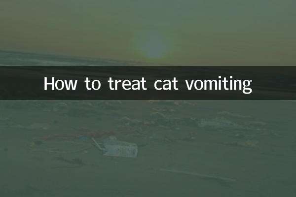 Wie behandelt man Erbrechen bei Katzen?