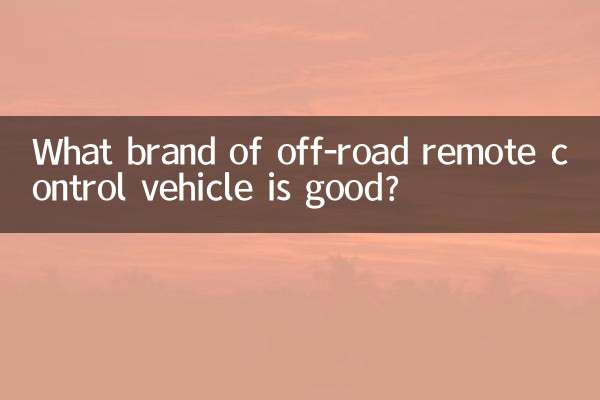 Que marca de veículo off-road com controle remoto é boa?