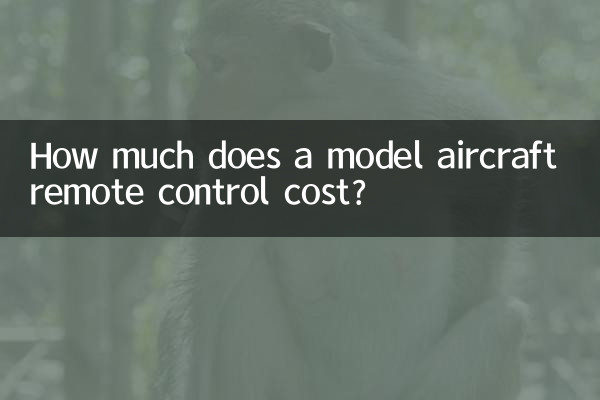 How much does a model aircraft remote control cost?