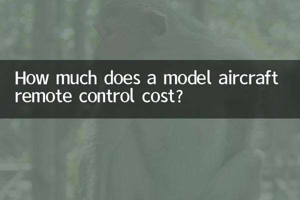 How much does a model aircraft remote control cost?