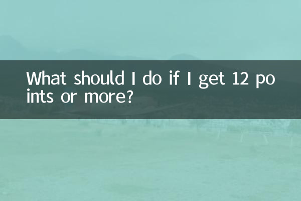 Cosa devo fare se ottengo 12 punti o più?