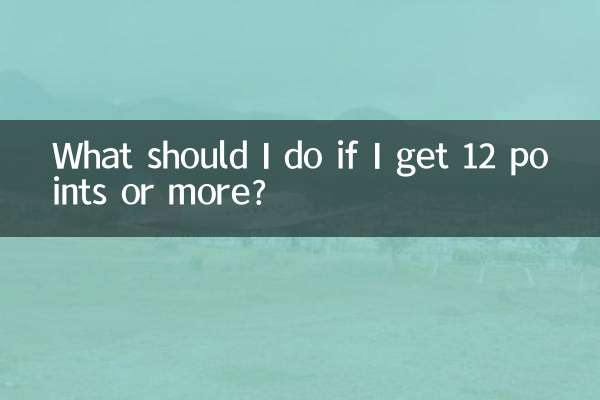 Cosa devo fare se ottengo 12 punti o più?