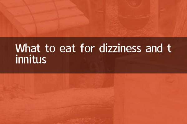 What to eat for dizziness and tinnitus