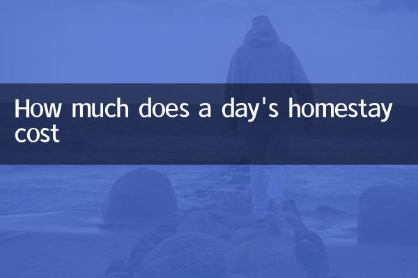How much does a day's homestay cost