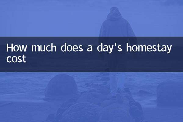 How much does a day's homestay cost