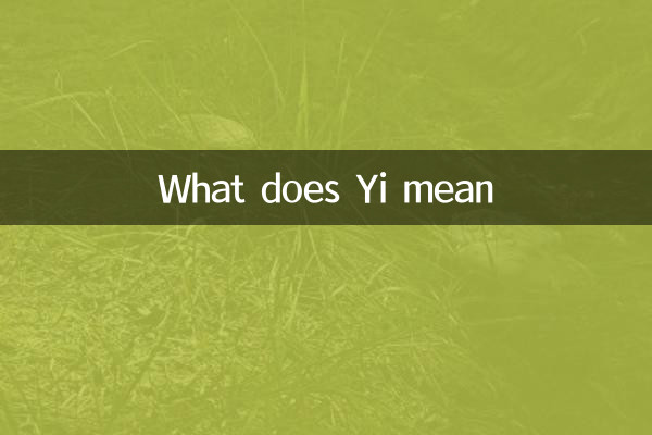 Что означает Yi