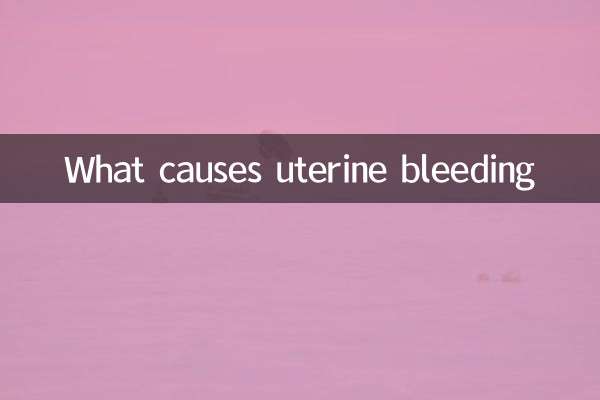 Was verursacht Uterusblutungen