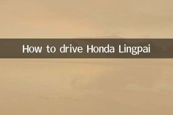 Come aprire una Honda Lingpai