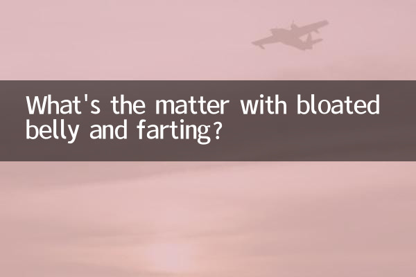What's the matter with bloated belly and farting?