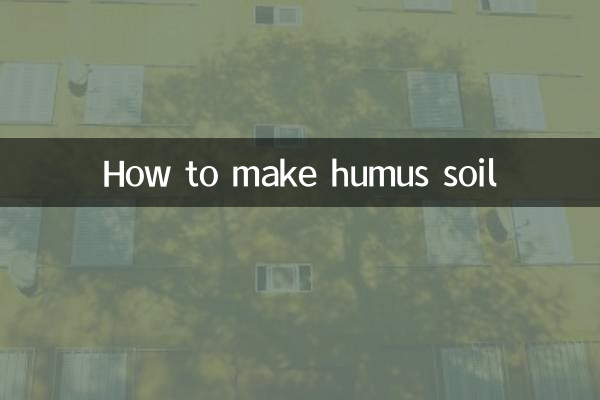 Wie man Humusboden herstellt