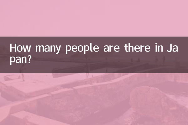 How many people are there in Japan?