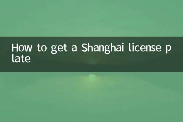 So erhalten Sie ein Shanghai-Nummernschild
