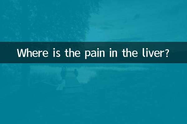 肝脏疼痛在什么位置