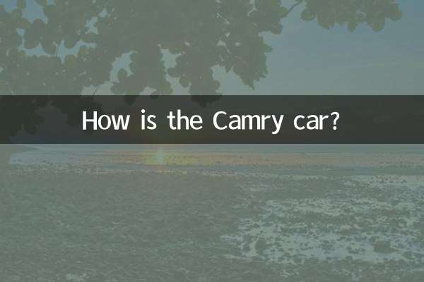 Como está o carro Camry?