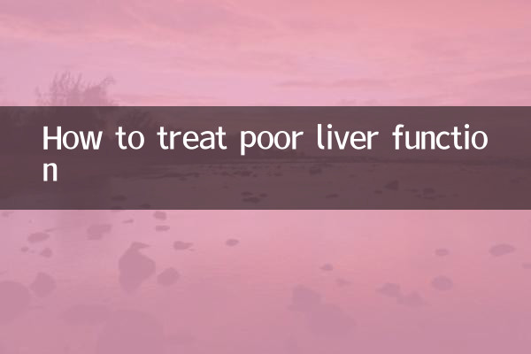 Comment traiter une mauvaise fonction hépatique