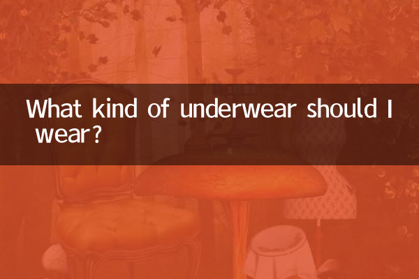 What kind of underwear should I wear?