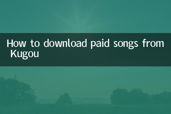 So laden Sie kostenpflichtige Songs von Kugou herunter