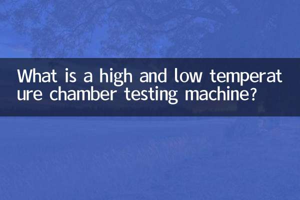 高低溫箱試驗機是什麼