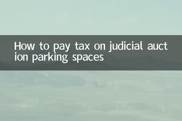 Как платить налог за парковочные места на судебных аукционах