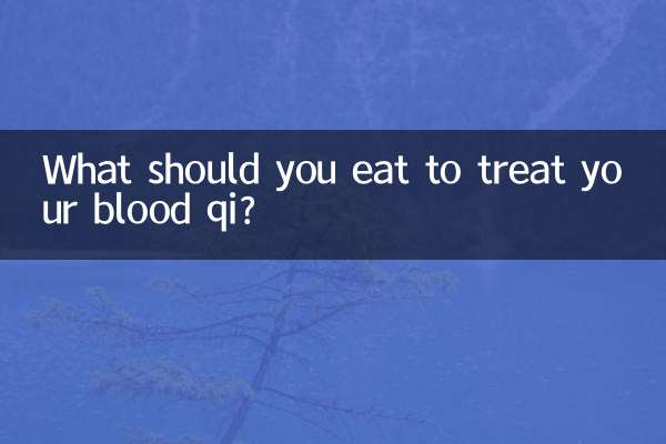 O que você deve comer para tratar o qi do sangue?