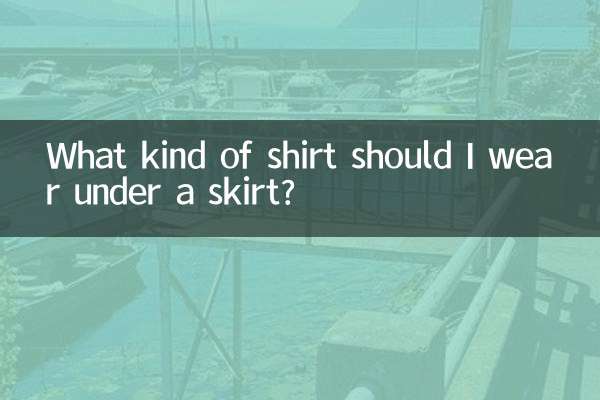 What kind of shirt should I wear under a skirt?