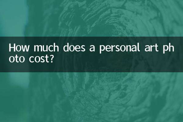 个人艺术照多少钱