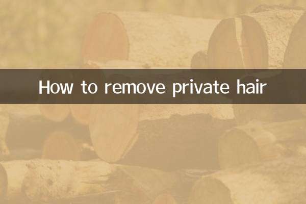 Como remover pêlos privados