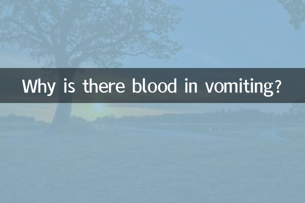 呕吐有血是怎么回事