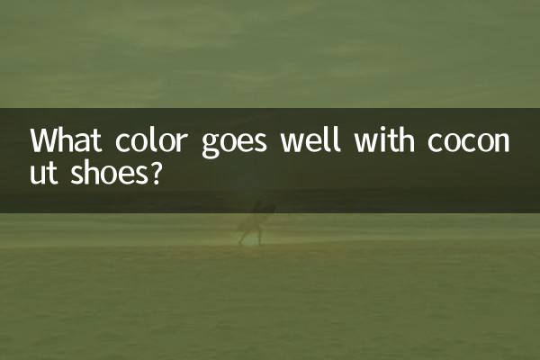 چه رنگی با کفش نارگیلی به خوبی می آید؟